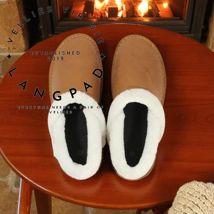 Natural Wool Slippers