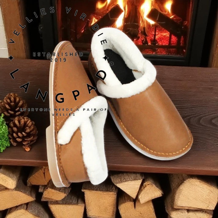 Natural Wool Slippers